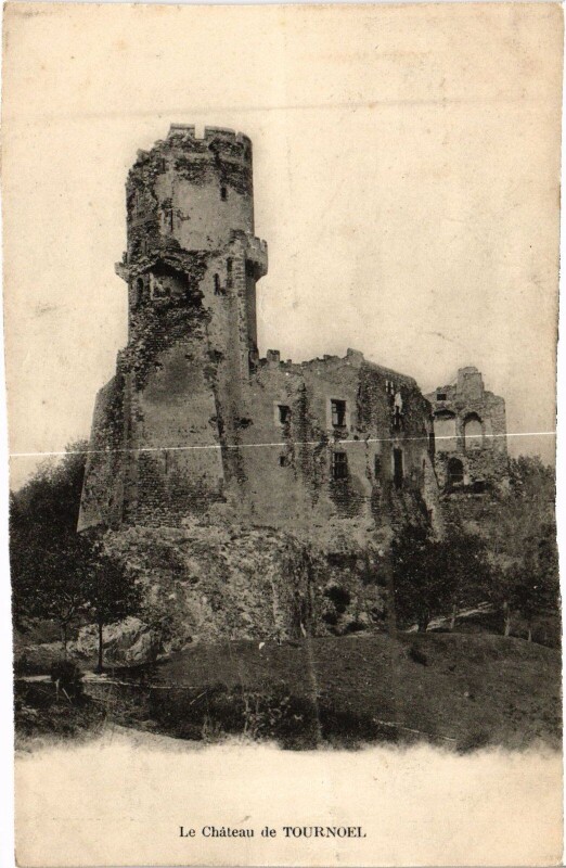 Carte postale ancienne Le Chateau de Tournoel