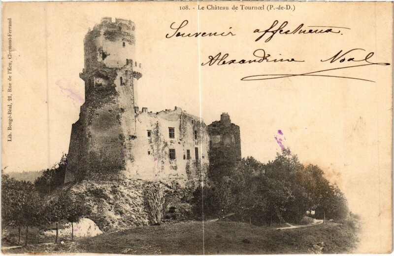 Carte postale ancienne Le Chateau de Tournoel