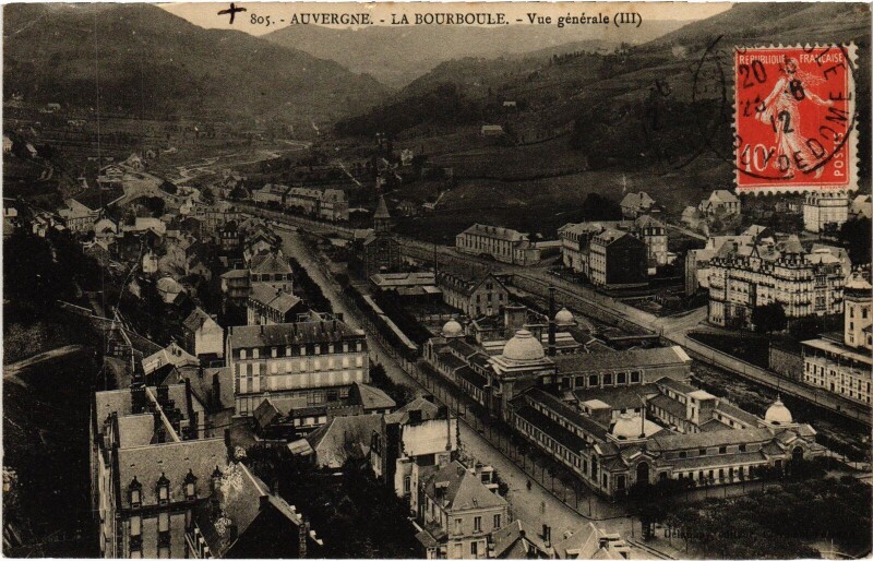 Carte postale ancienne La Bourboule Vue Generale à La Bourboule