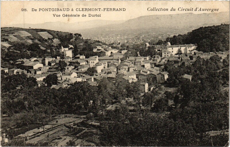 Carte postale ancienne Durtol Vue Generale à Durtol
