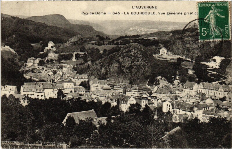Carte postale ancienne La Bourboule Vue Generale à La Bourboule