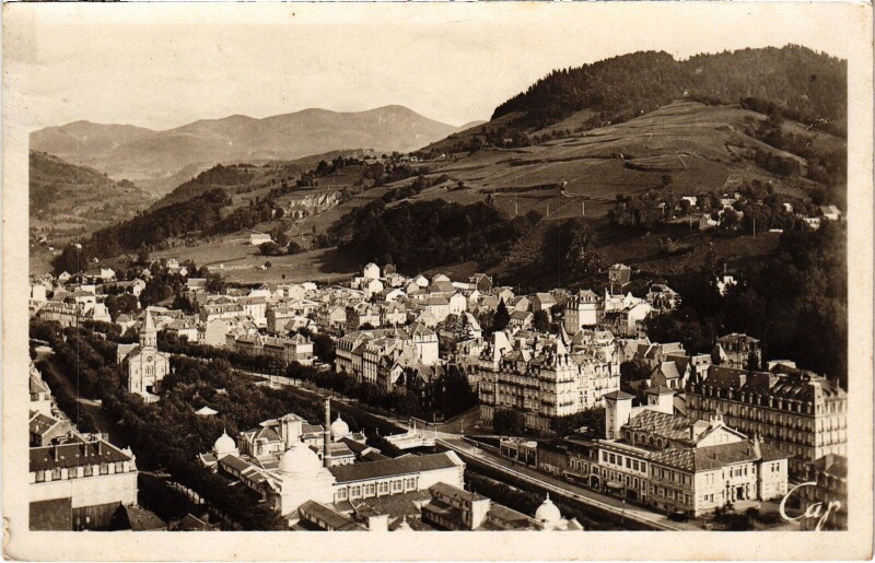 Carte postale ancienne La Bourboule Vue Generale à La Bourboule