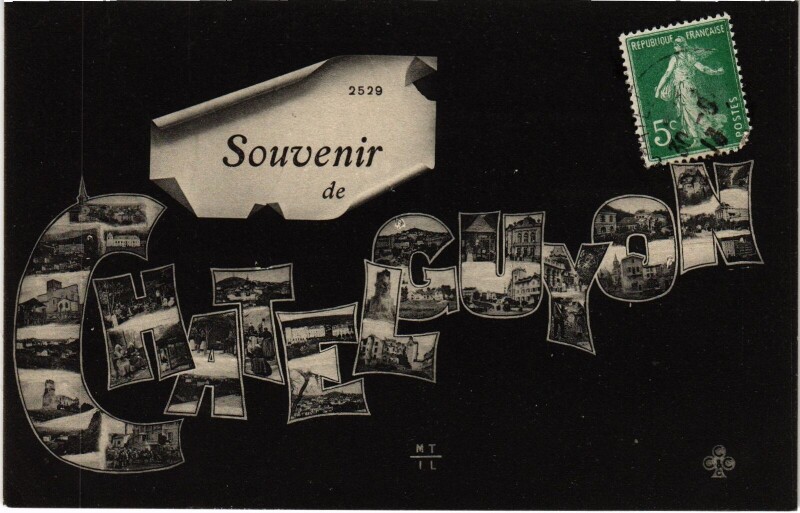 Carte postale ancienne Chatel-Guyon Scenes