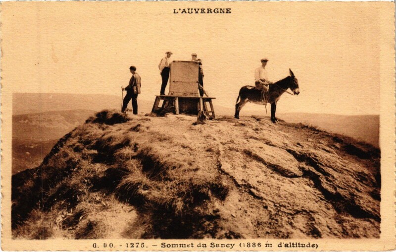 Carte postale ancienne Sommet du Sancy