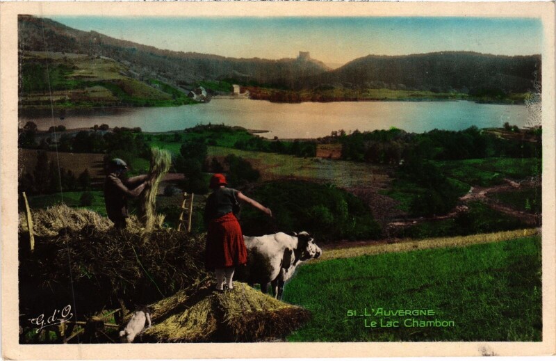 Carte postale ancienne Le Lac Chambon