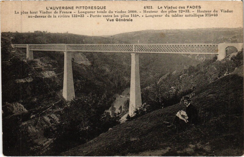 Carte postale ancienne Le Viaduc des Fades