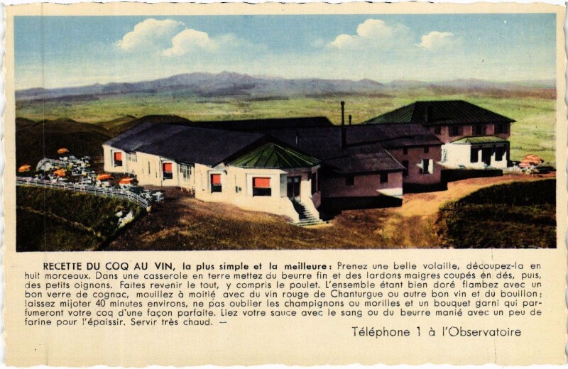 Carte postale ancienne Le Sommet du Puy de Dome
