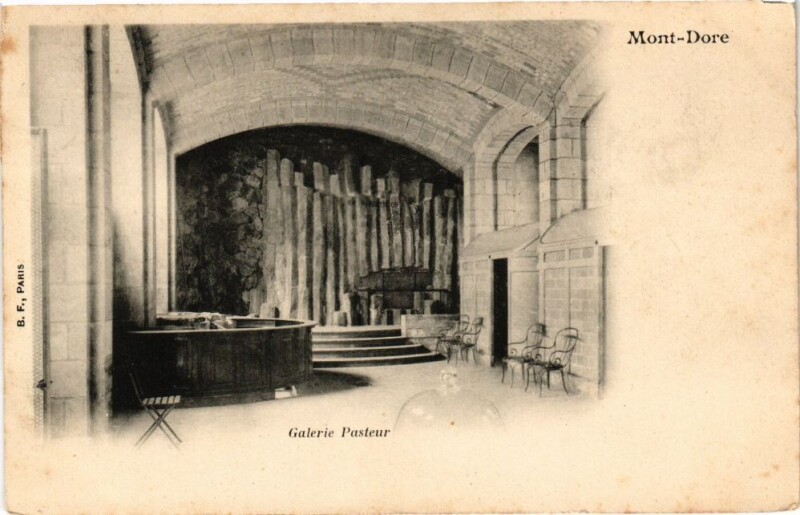Carte postale ancienne Mont-Dore - Galerie Pasteur à Mont-Dore
