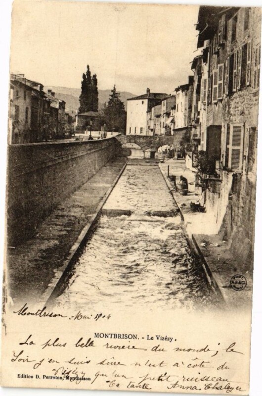 Carte postale ancienne Montbrison - Le Vizézy à Montbrison