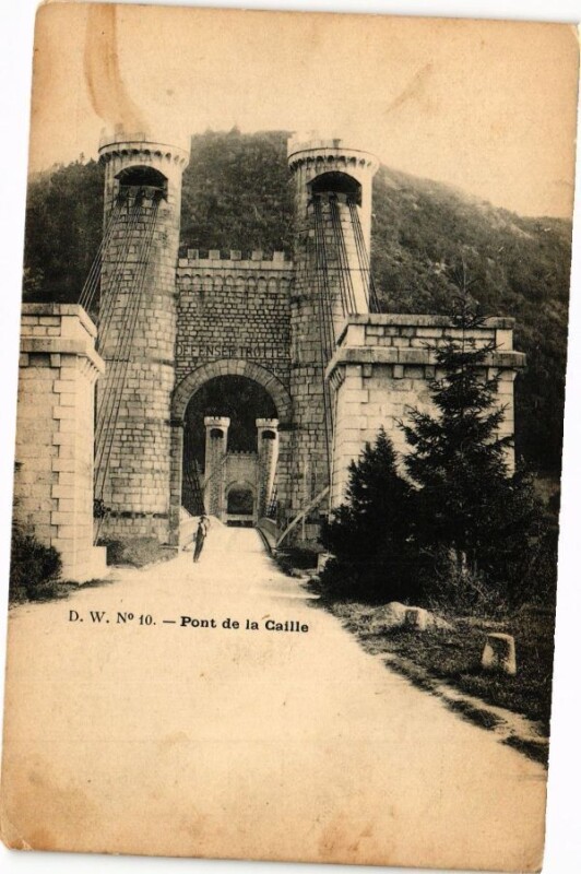 Carte postale ancienne Pont de la Caille