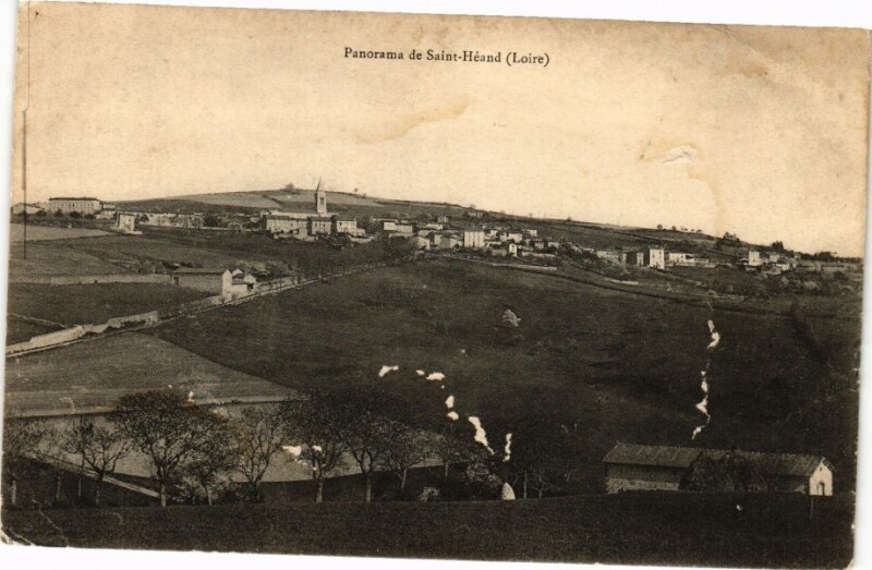 Carte postale ancienne Panorama de Saint-Heand