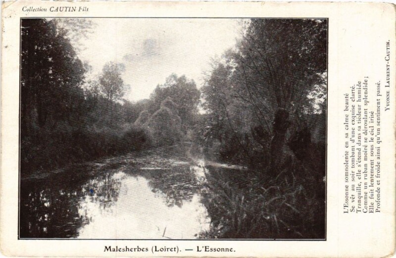 Carte postale ancienne Malesherbes - L'Essonne
