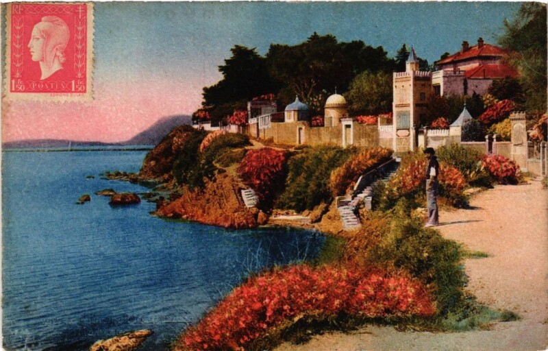 Carte postale ancienne Toulon Mourillon La Mitre à Toulon