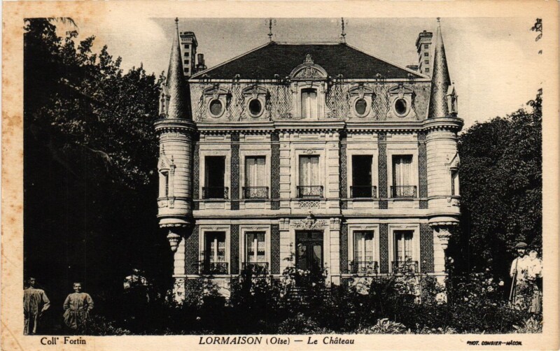 Carte postale ancienne Lormaison - Le Chateau à Lormaison