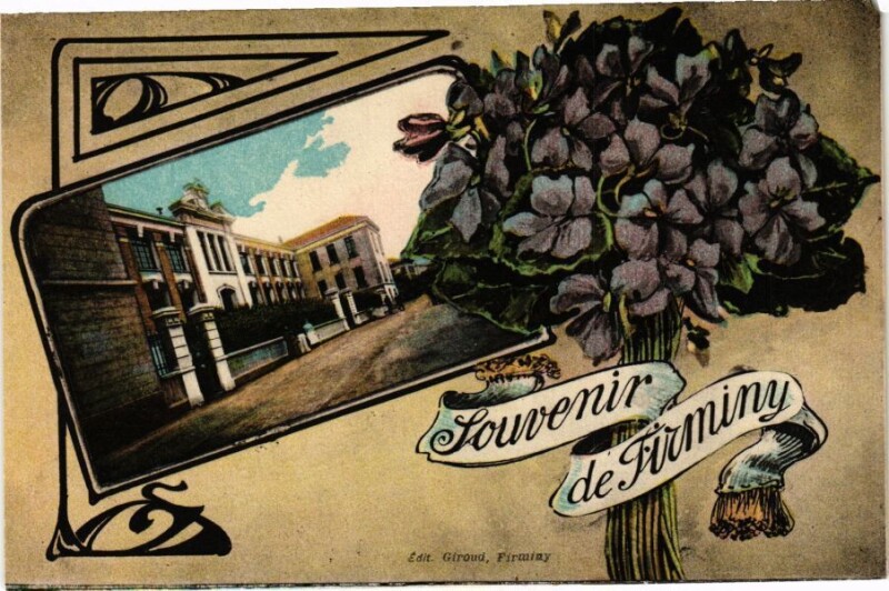 Carte postale ancienne Souvenir de Firminy à Firminy