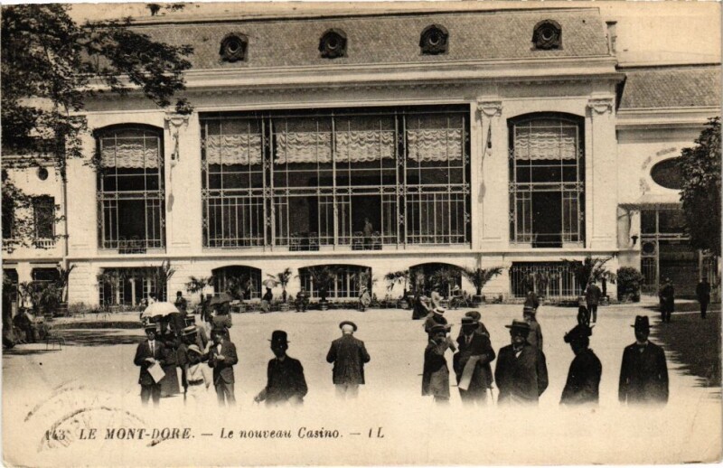 Carte postale ancienne Le Mont-Dore - Le Nouveau Casino à Mont-Dore