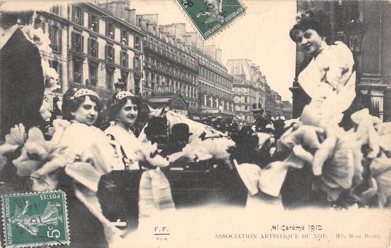 Carte postale ancienne Paris - Paris 13e - Association Artistique Du XIIIe Rose Boyer à Paris 13e
