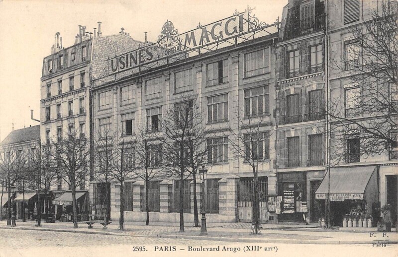 Carte postale ancienne Boulevard Arago à Paris 13e