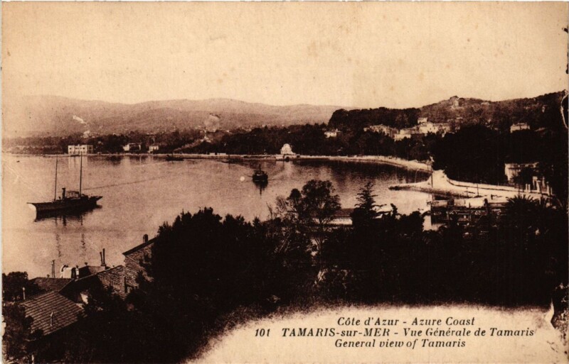 Carte postale ancienne Tamaris-sur-Mer - Vue générale