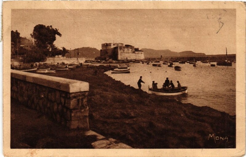 Carte postale ancienne Toulon Le Mourillon-Fort Saint-Louis à Toulon