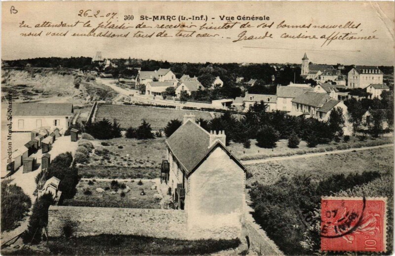 Carte postale ancienne Saint-Marc - Vue générale