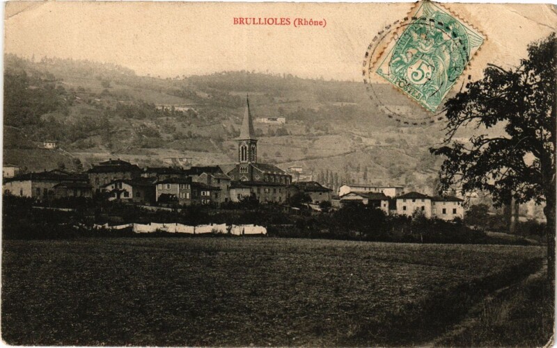 Carte postale ancienne Brullioles à Brullioles