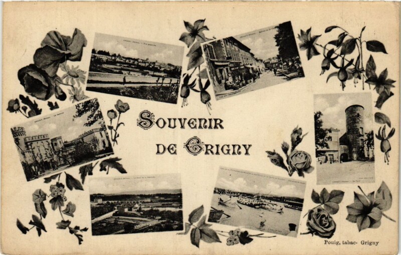 Carte postale ancienne Souvenir de Crigny