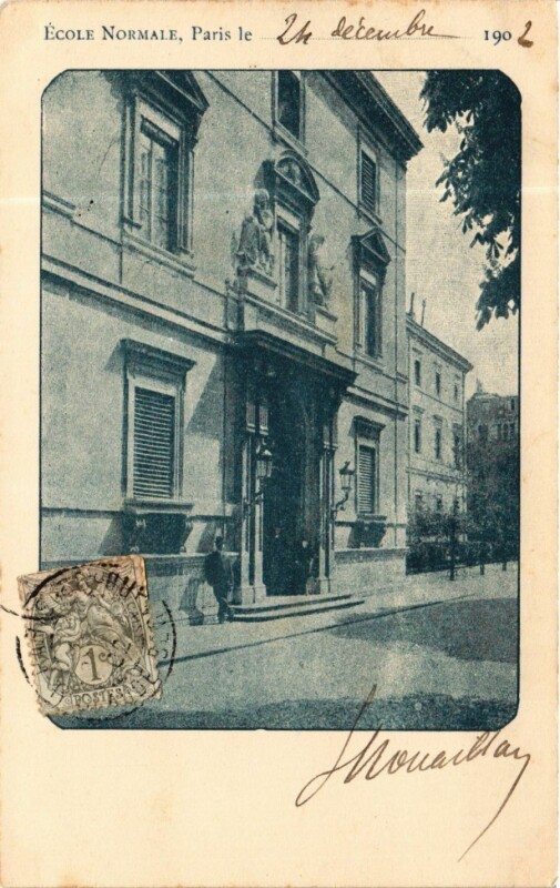 Carte postale ancienne Paris 5e Ecole Normale à Paris 5e