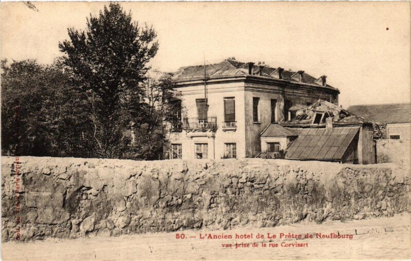 Carte postale ancienne L'Ancien hôtel de Le Prêtre de Neufbourg à Paris 13e