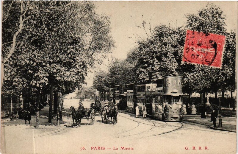 Carte postale ancienne La Muette à Paris 16e