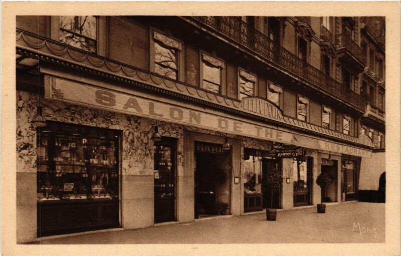 Carte postale ancienne Boulevard Malesherbes - Salon de Thé Restaurant Félix Potin à Paris 8e