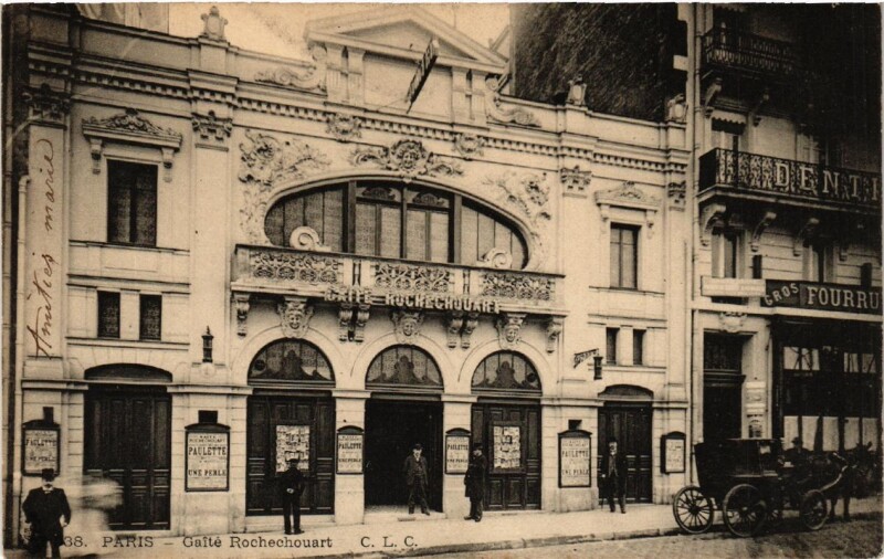 Carte postale ancienne Gaîté Rochechouart à Paris 9e
