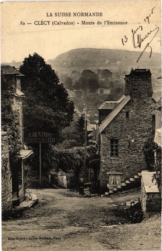 Carte postale ancienne Clecy Mont de l'Eminence