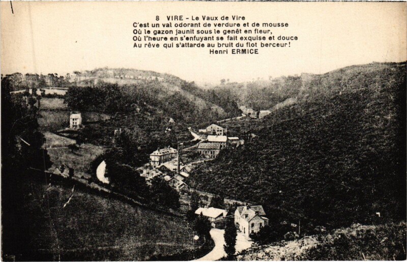 Carte postale ancienne Vire Le Vaux de Vire