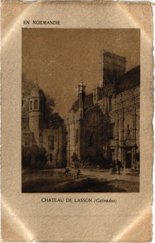 Carte postale ancienne Chateau de Lasson