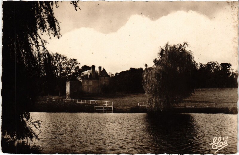 Carte postale ancienne Acqueville L'Etang du Chateau