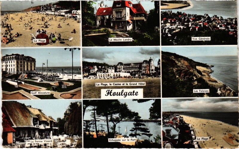 Carte postale ancienne Houlgate Scenes à Houlgate