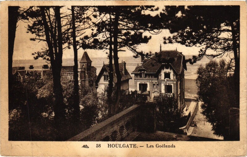 Carte postale ancienne Houlgate Les Goelands à Houlgate