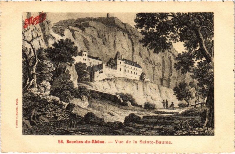 Carte postale ancienne Vue de la Sainte-Baume