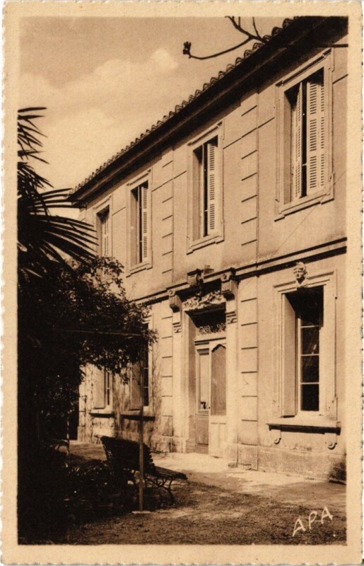 Carte postale ancienne Maillane Maison de F. Mistral à Maillane