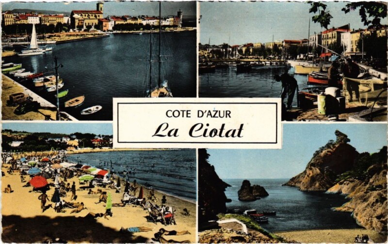 Carte postale ancienne La Ciotat Scenes à La Ciotat