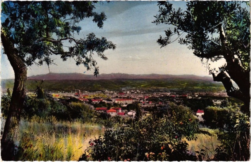 Carte postale ancienne Aix-en-Provence Vue Generale à Aix-en-Provence