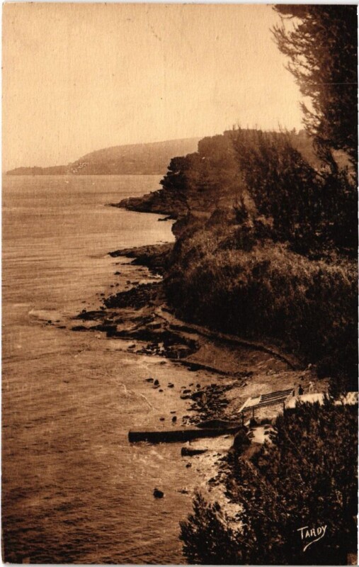 Carte postale ancienne Cassis La Plage du Courton à Cassis