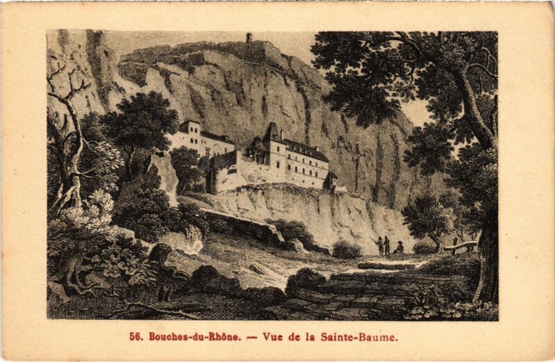 Carte postale ancienne Vue de la Sainte-Baume