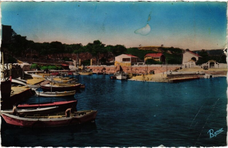 Carte postale ancienne Sausset-les-Pins Un Coin du Port à Sausset-les-Pins