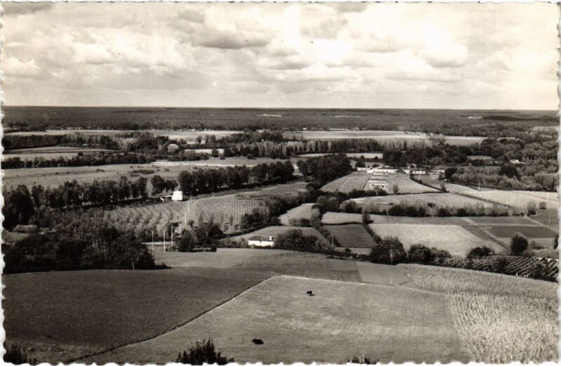 Carte postale ancienne Mugron Landes La vallee de la Chalosse France à Losse
