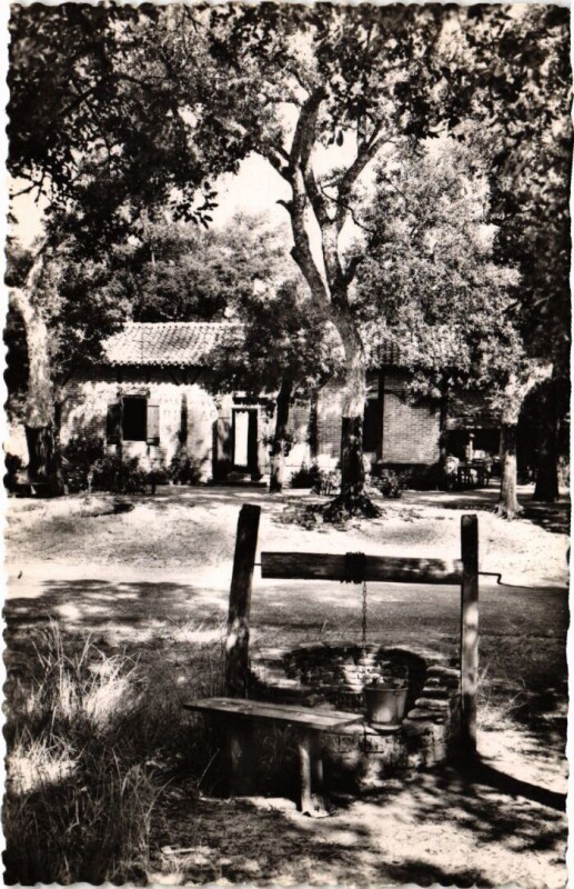 Carte postale ancienne Les Landes Pittoresques Maison Abbe Bordes France