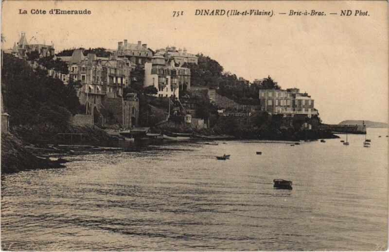 Carte postale ancienne Dinard Bric a Brac à Dinard
