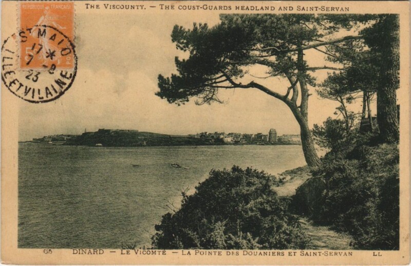 Carte postale ancienne Dinard Le Vicomte à Dinard