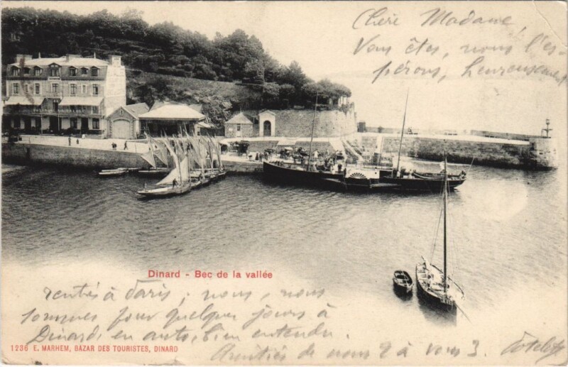 Carte postale ancienne Dinard Bec de la Vallee à Dinard